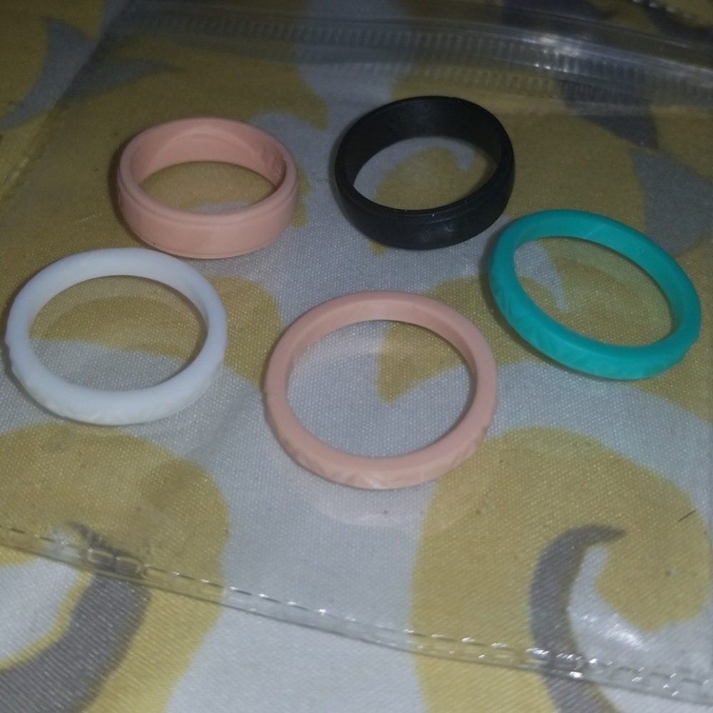 Womens silicone ring bundle